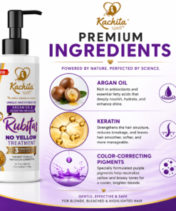 Champú Morado Corrección de Color No Yellow Shampoo - Imagen 5