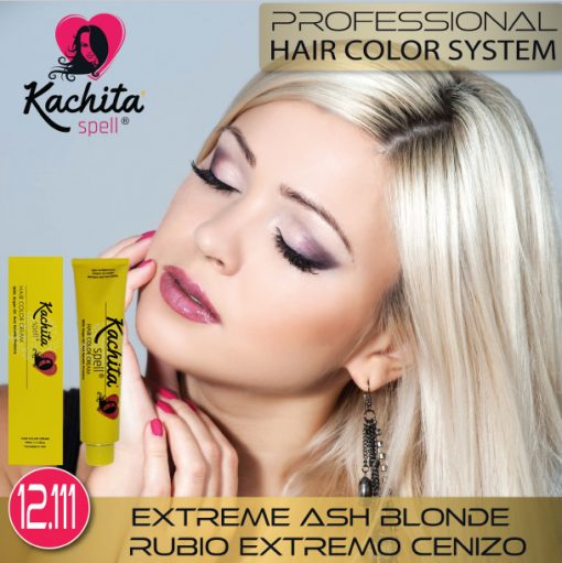 Extreme Ash blond 12.111 Hair Color Cream Kachita Spell