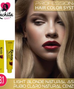 Rubio Claro Natural Cenizo 8.1 tintes para cabello de Kachita Spell