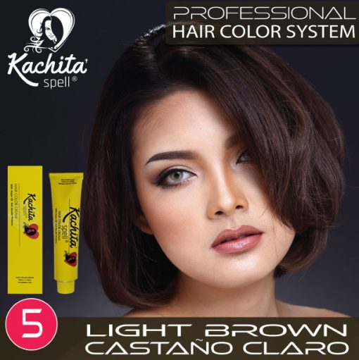Light Brown 5 Hair Color Cream Kachita Spell