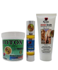 Hair Botox + Moroccan Argan Oil + Zero Hair Removal System Depilatory Cream