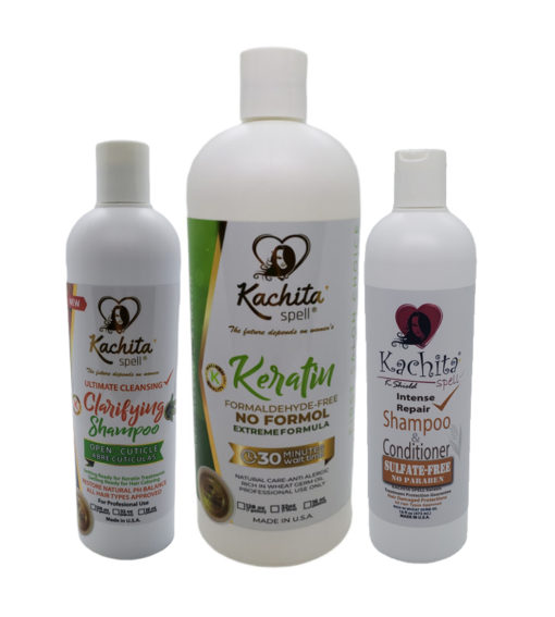 Keratin Formaldehyde Free Extreme Formula 32oz + Clarify Shampoo + Shampoo Conditioner