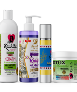 Kachita Spell Perfect Straightening Hair Treatment Keratin Formaldehyde Free Extreme Formula 16oz Blonde Hair