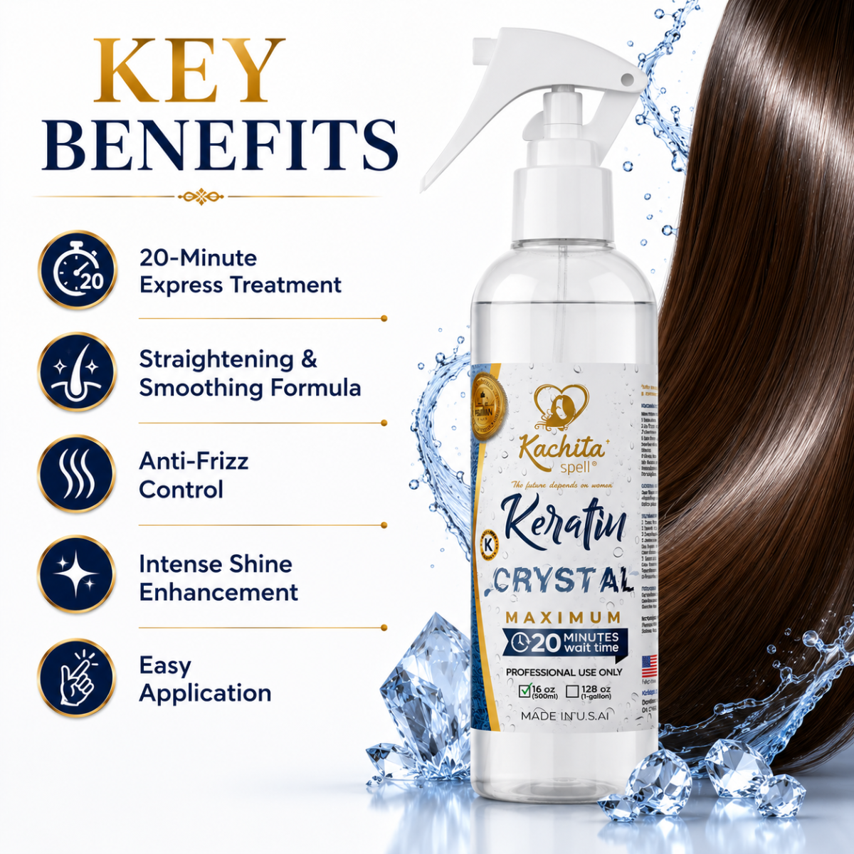 Keratin Crystal Liquid Maximum Kachita Spell - Image 2