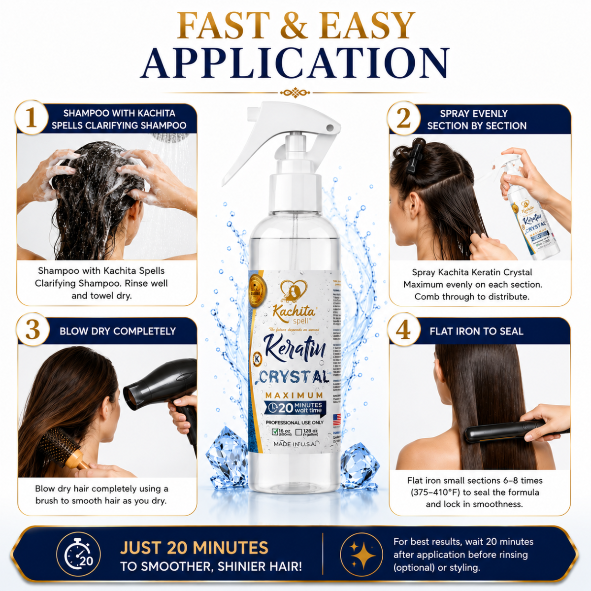 Keratin Crystal Liquid Maximum Kachita Spell - Image 5
