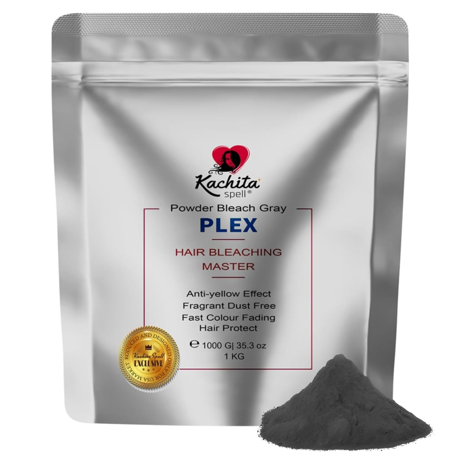 Polvo de Decoloracion Gris con PLEX Kachita Spell