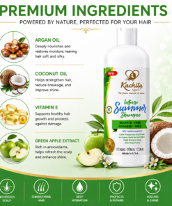 New Moisturizing Shampoo Intense Summer Sulfate and Paraben Free 32 floz - Image 4