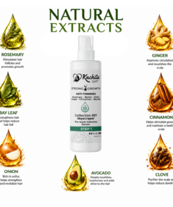 Kachita Spell Leave in Growth, Biotin, Onion, Rosemary, Ginger, Cinnamon, Bay Leaf, Volumizing Moisturizing for Soft Shine Hair, Hair Thinning Therapy Serum for Men and Women - Image 8