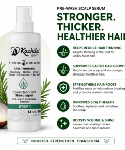 Alternative view of Kachita Spell Leave-In Growth con Biotina, Cebolla, Romero, Jengibre, Canela y Hoja de Laurel – Tratamiento Hidratante y Voluminizador para un Cabello Suave y Brillante. Sérum Capilar para crecimiento del Cabello para Hombres y Mujeres