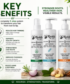 Alternative view of Kachita Spell Strong Hair Growth Collection Kit – Shampoo, Mascarilla Capilar y Sérum con Biotina, Cebolla, Romero, Jengibre, Canela y Hoja de Laurel para el Crecimiento del Cabello