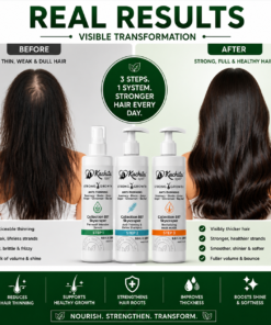 Kachita Spell Strong Hair Growth Collection Kit Shampoo, Hair Mask & Serum with Biotin, Onion, Rosemary, Ginger, Cinnamon & Bay Leaf Hair Care - Image 9
