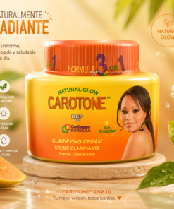 Alternative view of Carotone SPF 10 – Crema Aclarante Corporal y Facial 300 ml con Extracto de Zanahoria, Hidratación Diaria con Vitamina E