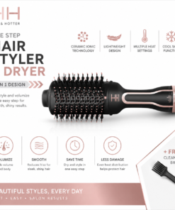 Hot & Hotter One Step Hair Styler & Dryer Brush