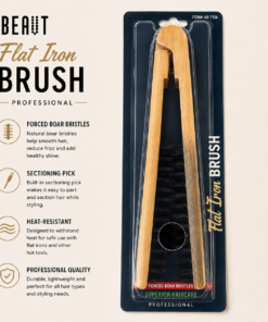 BEAUT Flat Iron Brush Professional