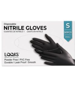 Guantes Desechables de Nitrilo LQOKS, Pequeños, 50 uds