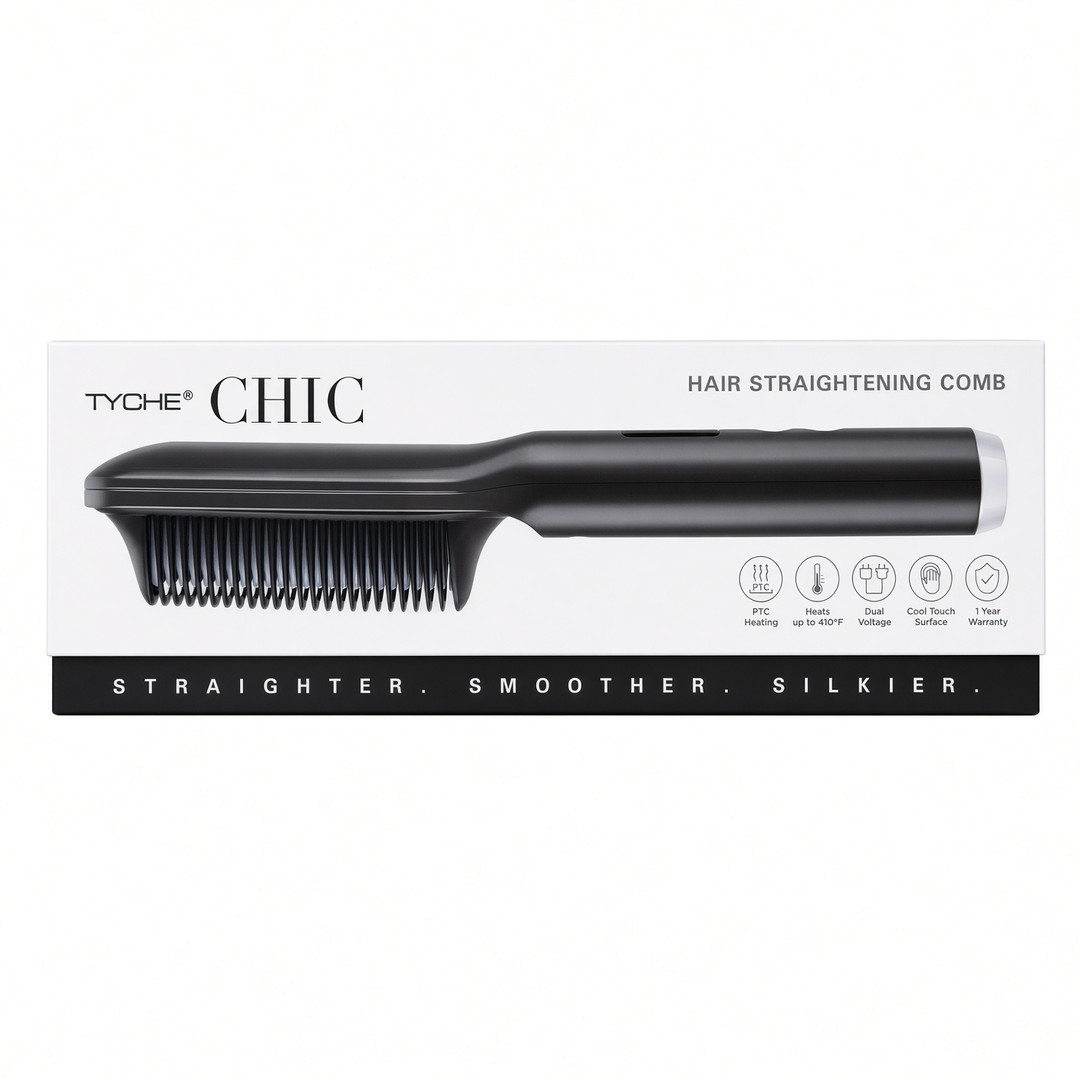 TYCHE CHIC Hair Straightening Comb