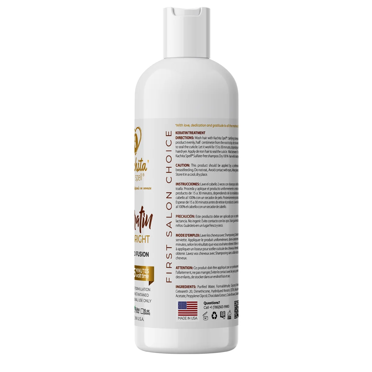 Kachita Spell Keratin 3D Bright Chocolate Infused