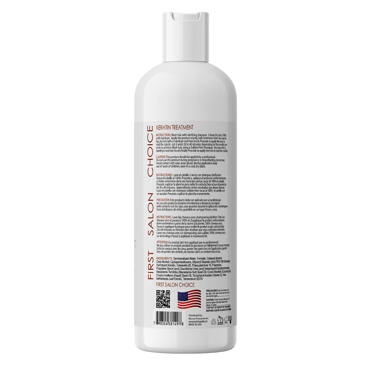 Kachita Spell Keratin Chocolate Strong Plus 32oz How to Use