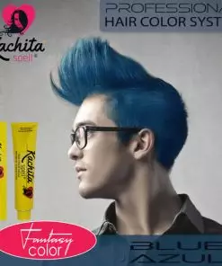 Blue Fantasy Shade Hair Color Cream Kachita Spell