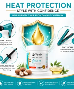 Leave-In Keratina Hidrolizada + Proteina de Colageno 16 fl oz - Imagen 7