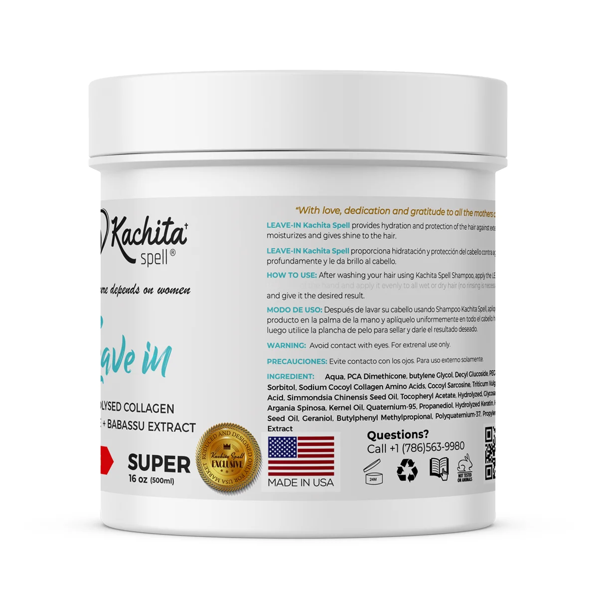 Kachita Spell leave-in Hydrolyzed Keratin