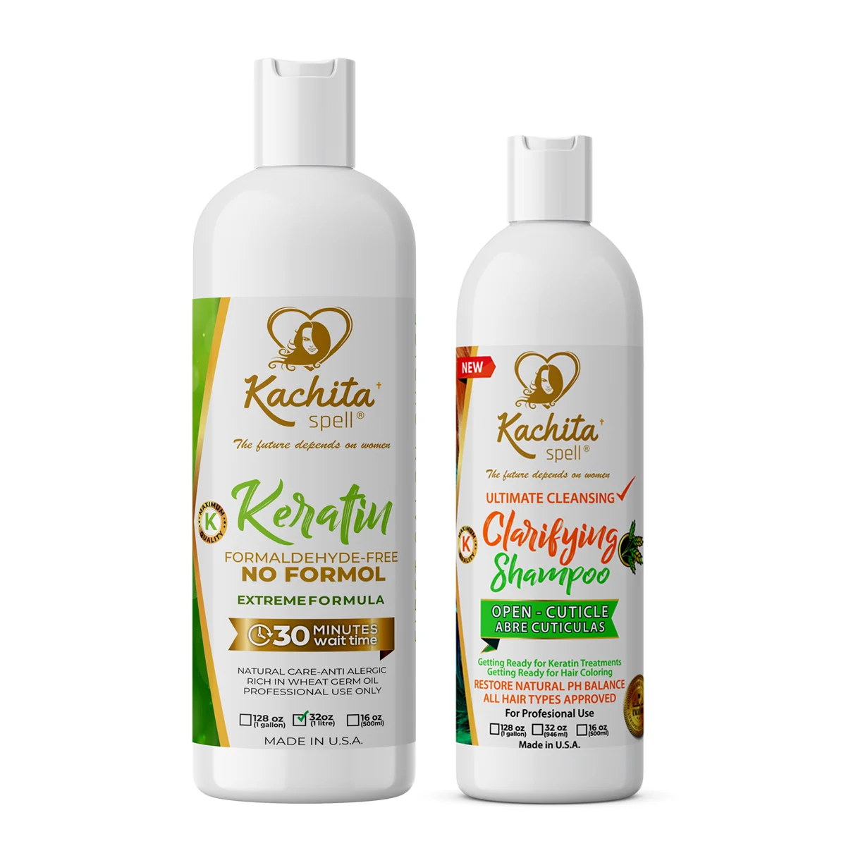 Keratin Formaldehyde Free Extreme Formula 32oz + Clarify Shampoo