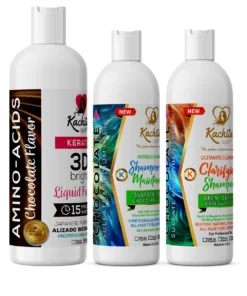 Perfect Straightening Hair Keratin 3D Classic + Shampoo Clarify + Shampoo Conditioner