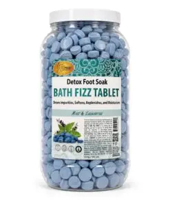 Spa Redi Detox Foot Soak Bath Fizz Tablets, Mint & Eucalyptus, 950 pcs