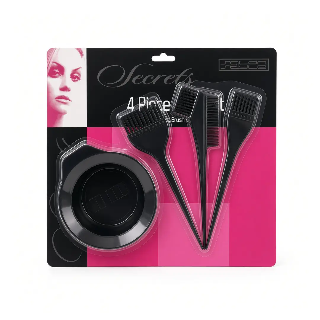 Set de peluquería de 4 piezas